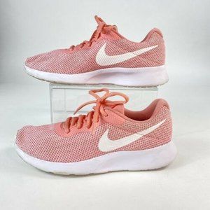 Nike Pink Women's Running Shoe Tanju Sz 7.5 Bright Melon Pink Coral  AR1903